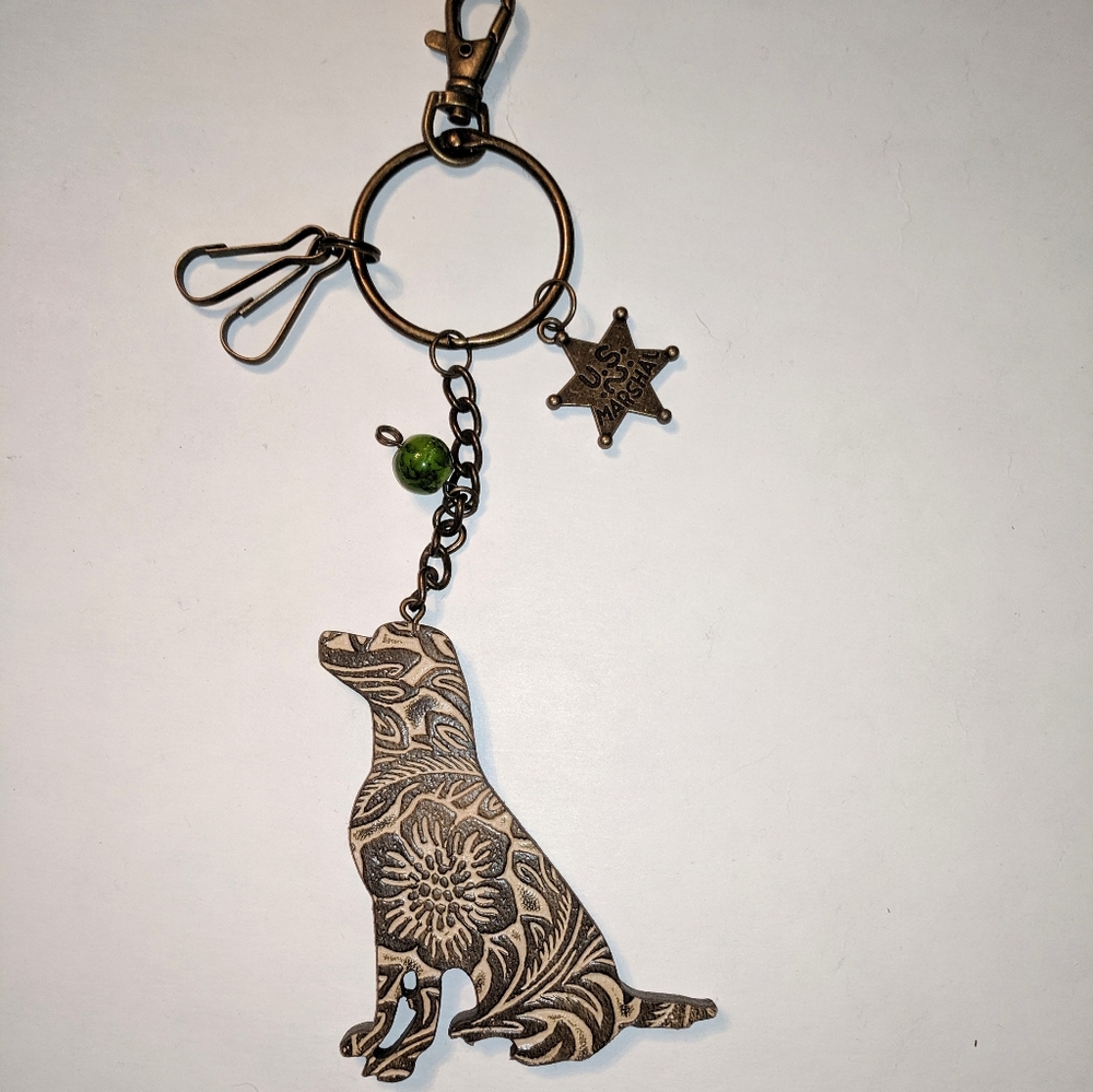 Labrador Dog Boho Keychain NEW